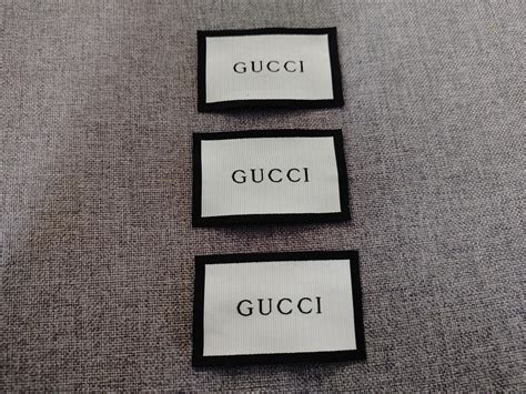 authentic Gucci clothing tags